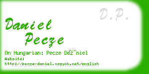daniel pecze business card